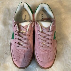 TOP Moda Pink and Green Sneakers